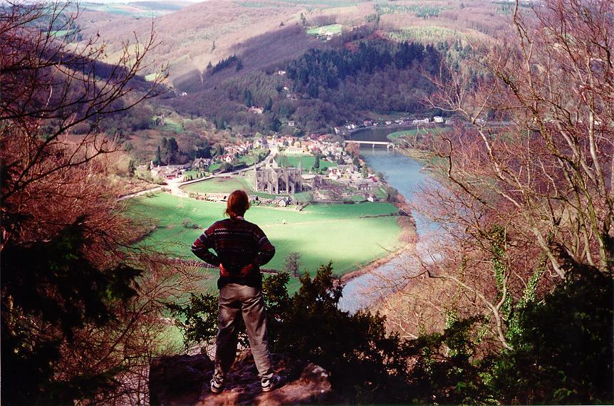Tintern Abbey from the Devil's Pulpit